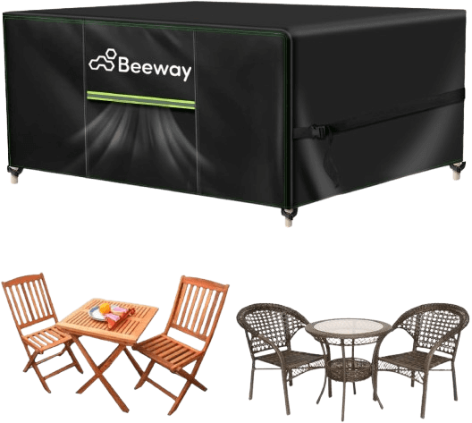BEEWAY Garden Furniture Cover With Air Vent